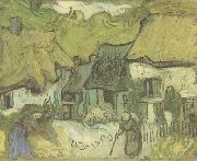 Thatched Cottages in jorgus (nn04) Vincent Van Gogh